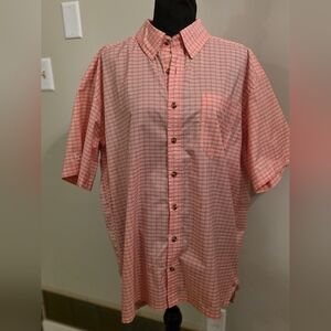 Drake Men's Pink Checkered Shirt